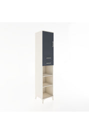 Hyperion Dolap 4 Raflı 2 Çekmeceli Tek Kapaklı 44x44x221 - S61M237V2B