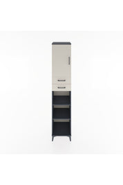 Hyperion Dolap 4 Raflı 2 Çekmeceli Tek Kapaklı 44x44x221 - S61M237V4B