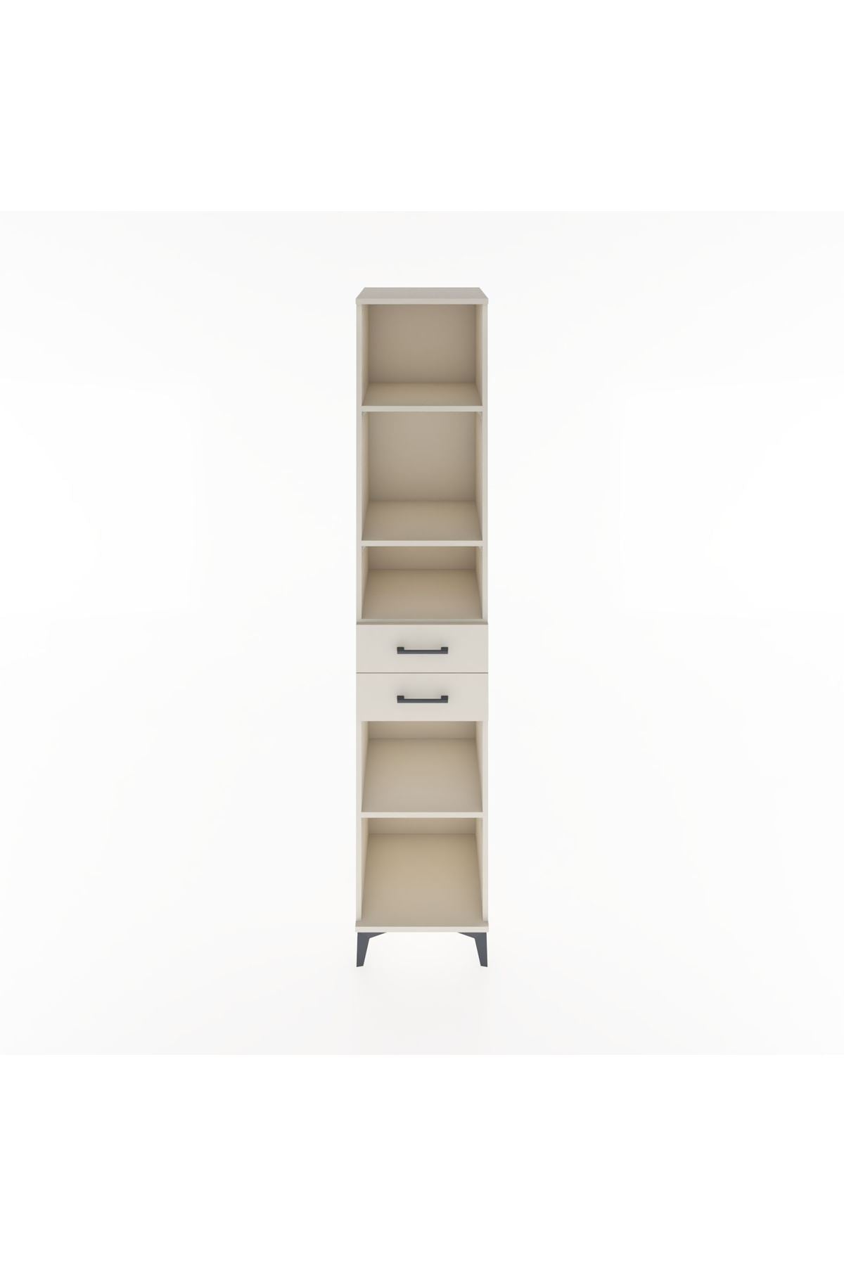 Hyperion Dolap 4 Raflı 2 Çekmeceli 44x44x221 - S61M239V1B