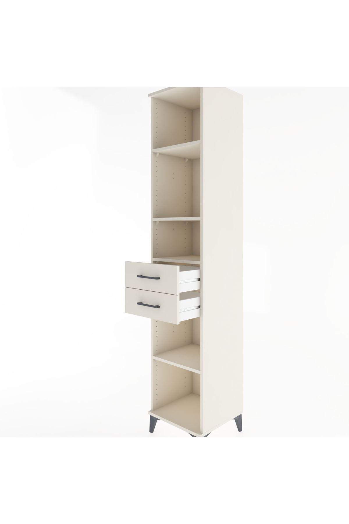 Hyperion Dolap 4 Raflı 2 Çekmeceli 44x44x221 - S61M239V1B