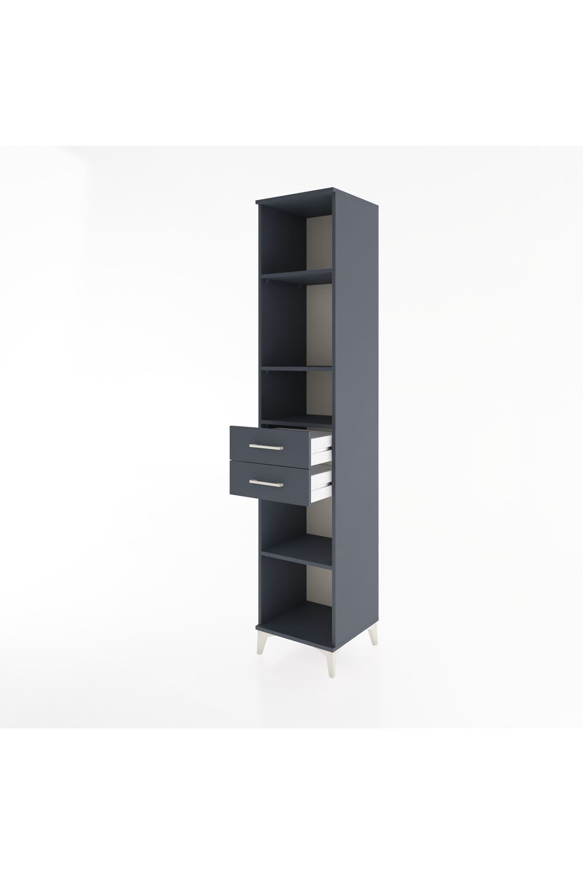 Hyperion Dolap 4 Raflı 2 Çekmeceli 44x44x221 - S61M239V5B