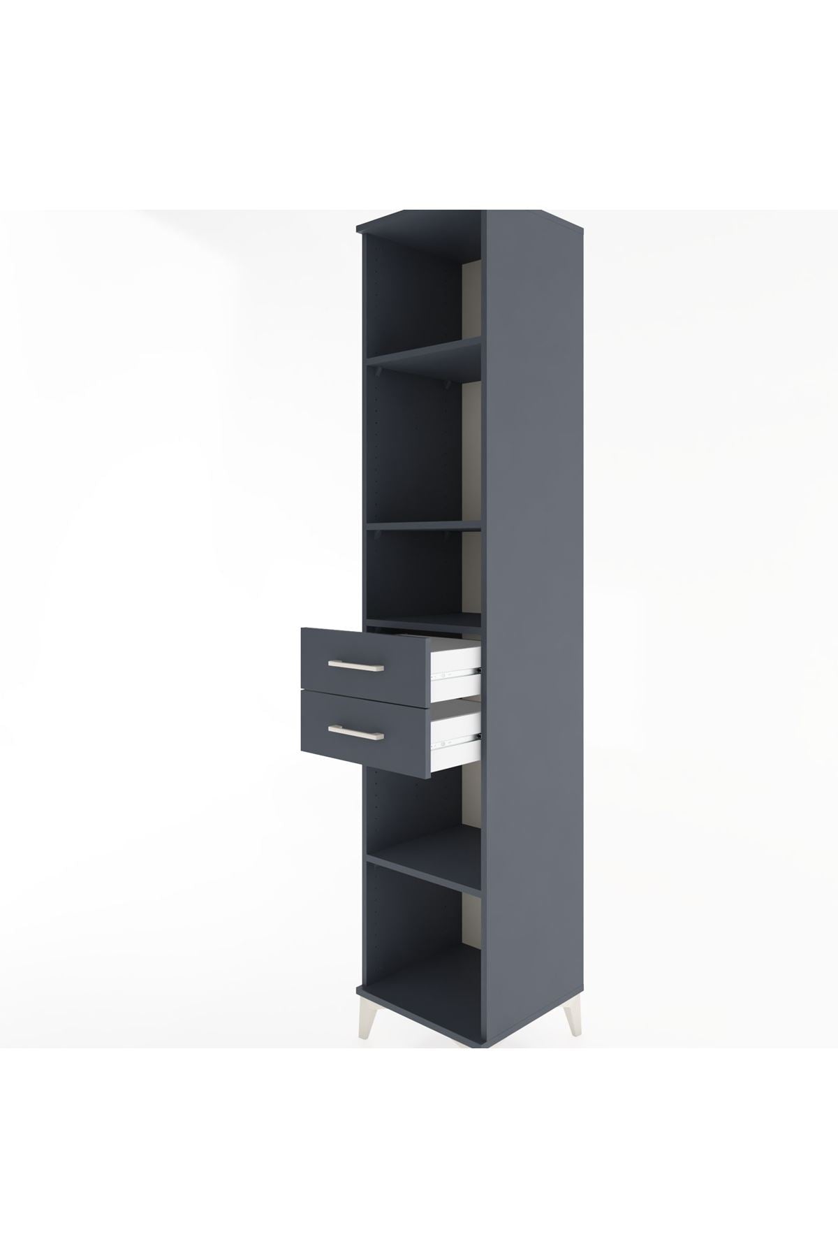 Hyperion Dolap 4 Raflı 2 Çekmeceli 44x44x221 - S61M239V5B