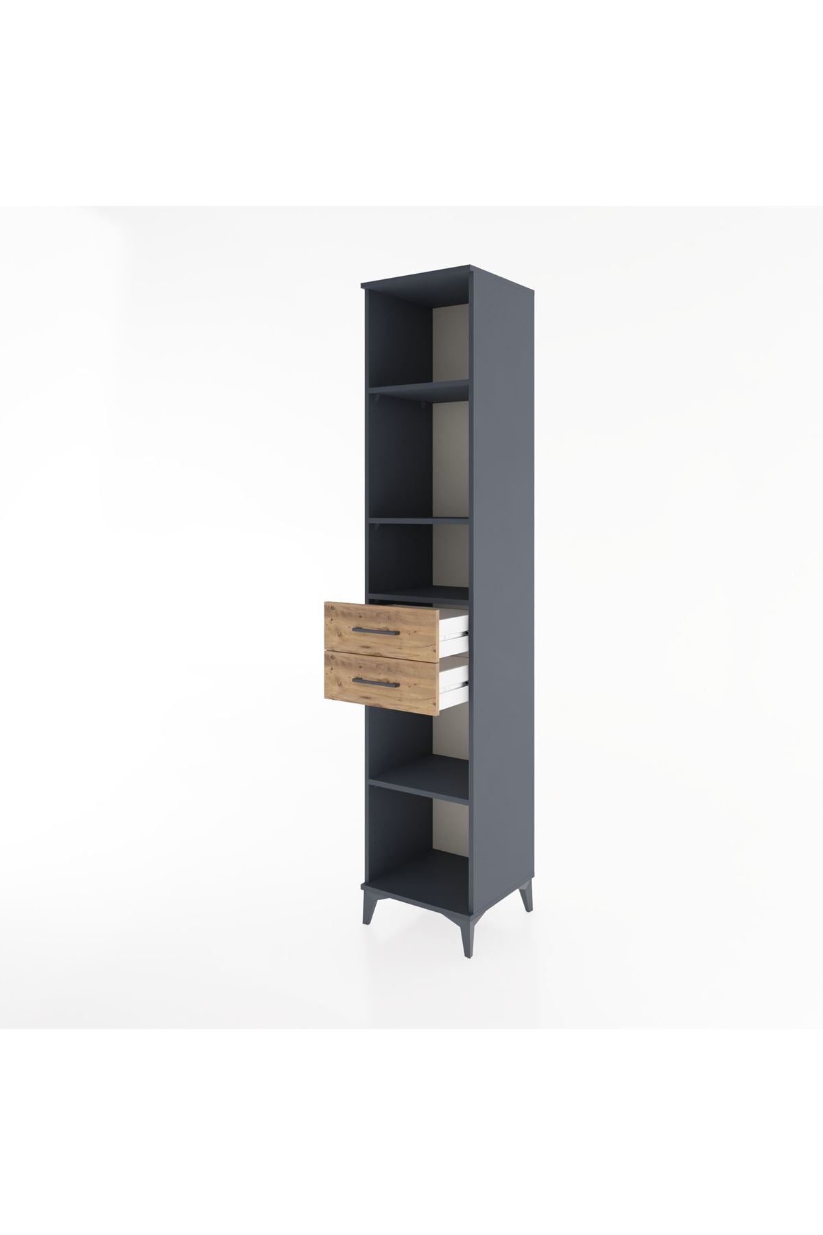 Hyperion Dolap 4 Raflı 2 Çekmeceli 44x44x221 - S61M239V6B