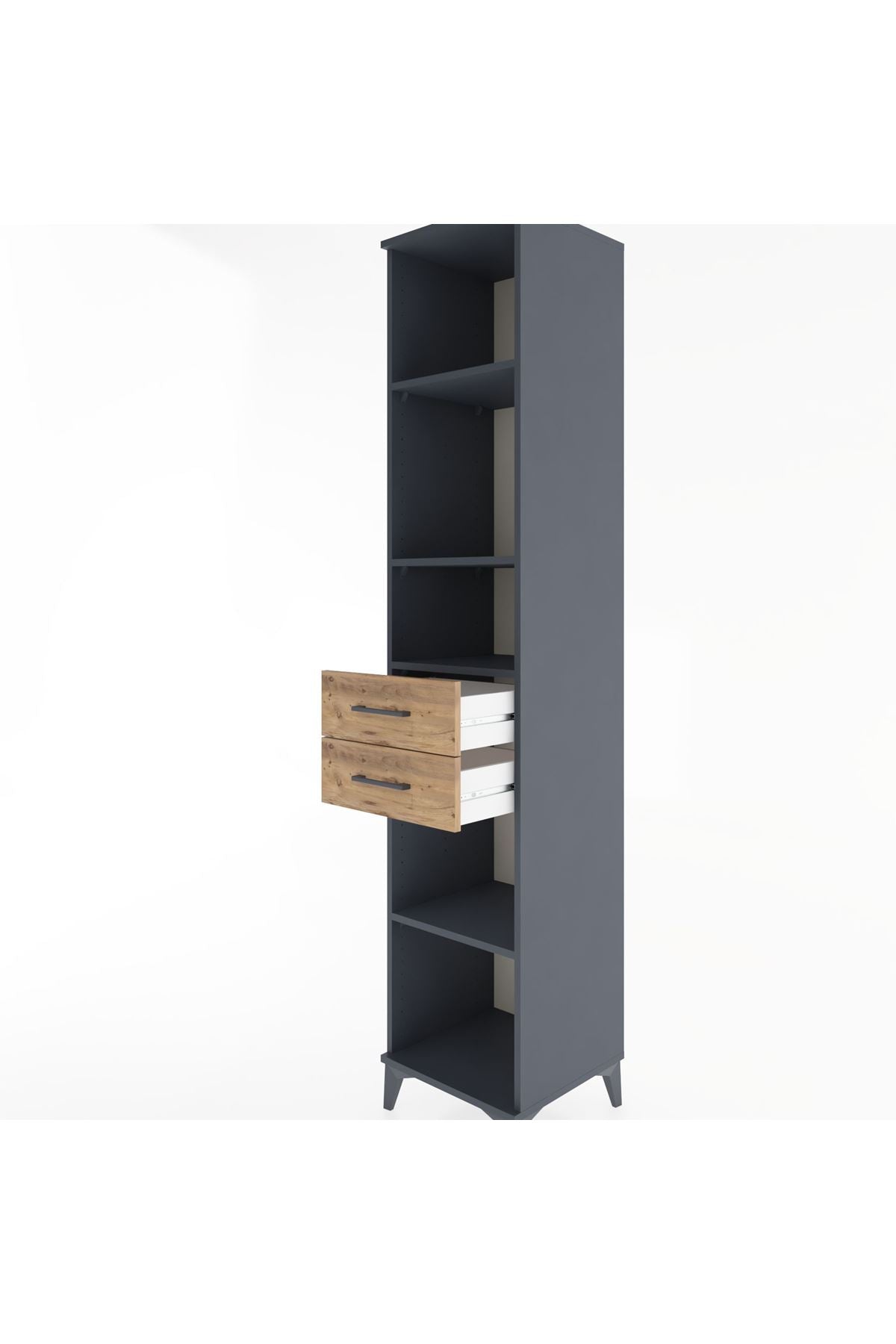 Hyperion Dolap 4 Raflı 2 Çekmeceli 44x44x221 - S61M239V6B