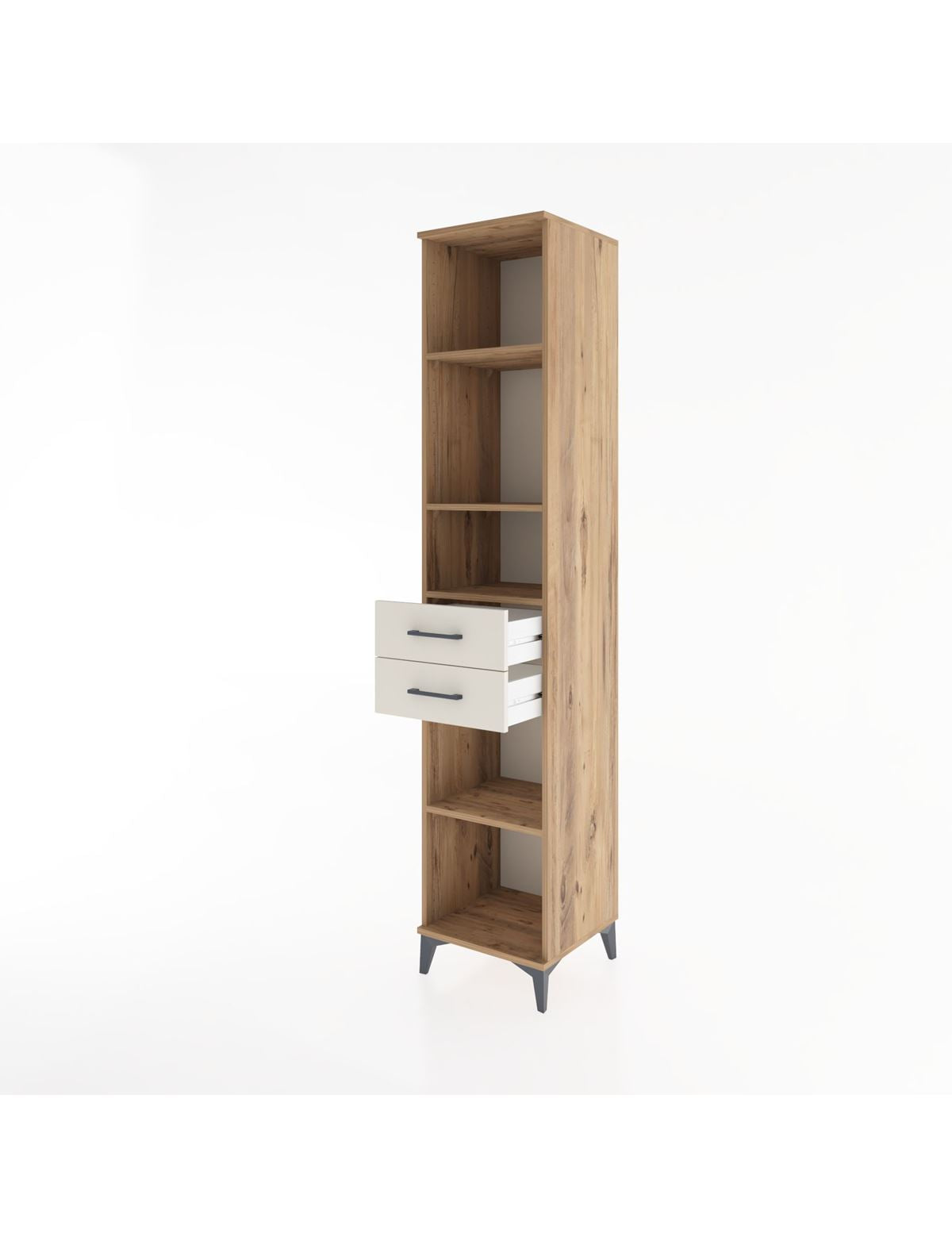 Hyperion Dolap 4 Raflı 2 Çekmeceli 44x44x221 - S61M239V7B