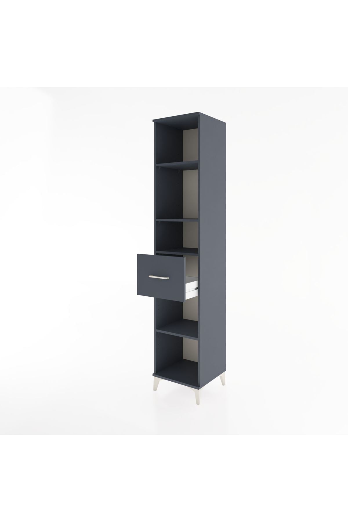 Hyperion Dolap 4 Raflı Tek Çekmeceli 44x44x221 - S61M240V5B