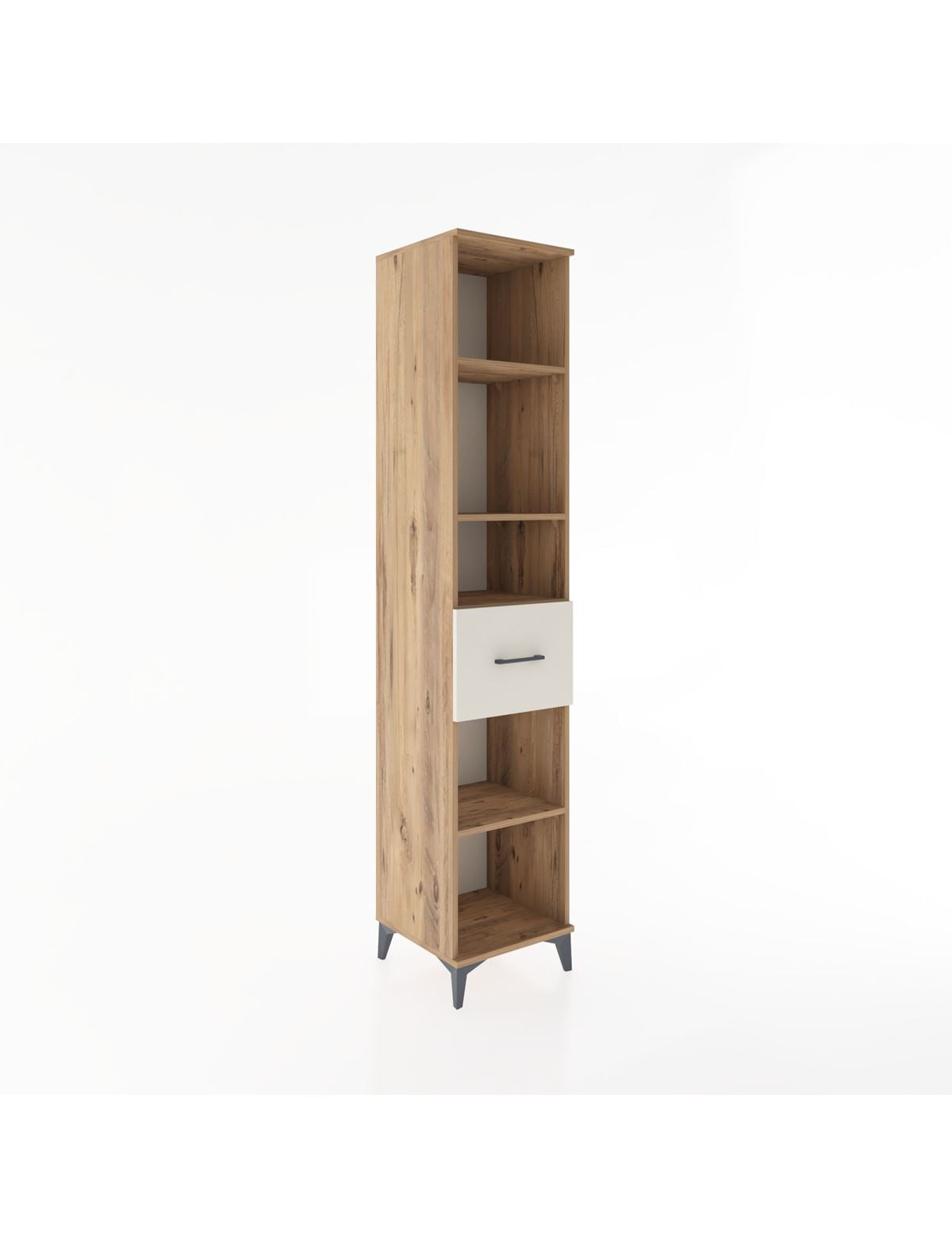 Hyperion Dolap 4 Raflı Tek Çekmeceli 44x44x221 - S61M240V7B
