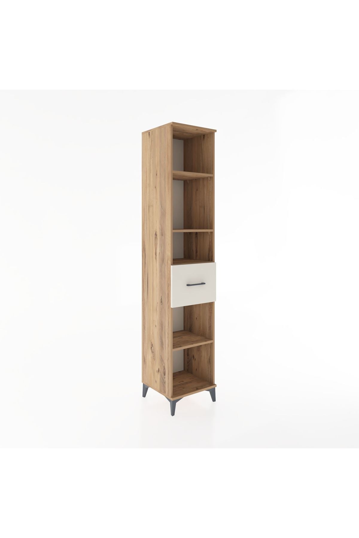 Hyperion Dolap 4 Raflı Tek Çekmeceli 44x44x221 - S61M240V7B