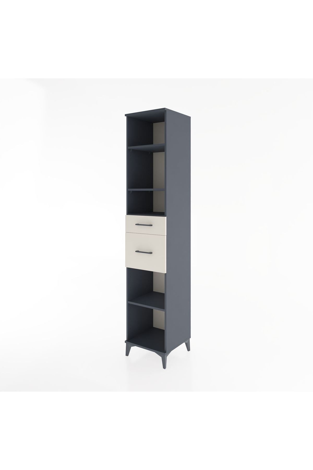 Hyperion Dolap 4 Raflı 2 Çekmeceli 44x44x221 - S61M242V4B