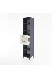 Hyperion Dolap 4 Raflı 2 Çekmeceli 44x44x221 - S61M242V4B