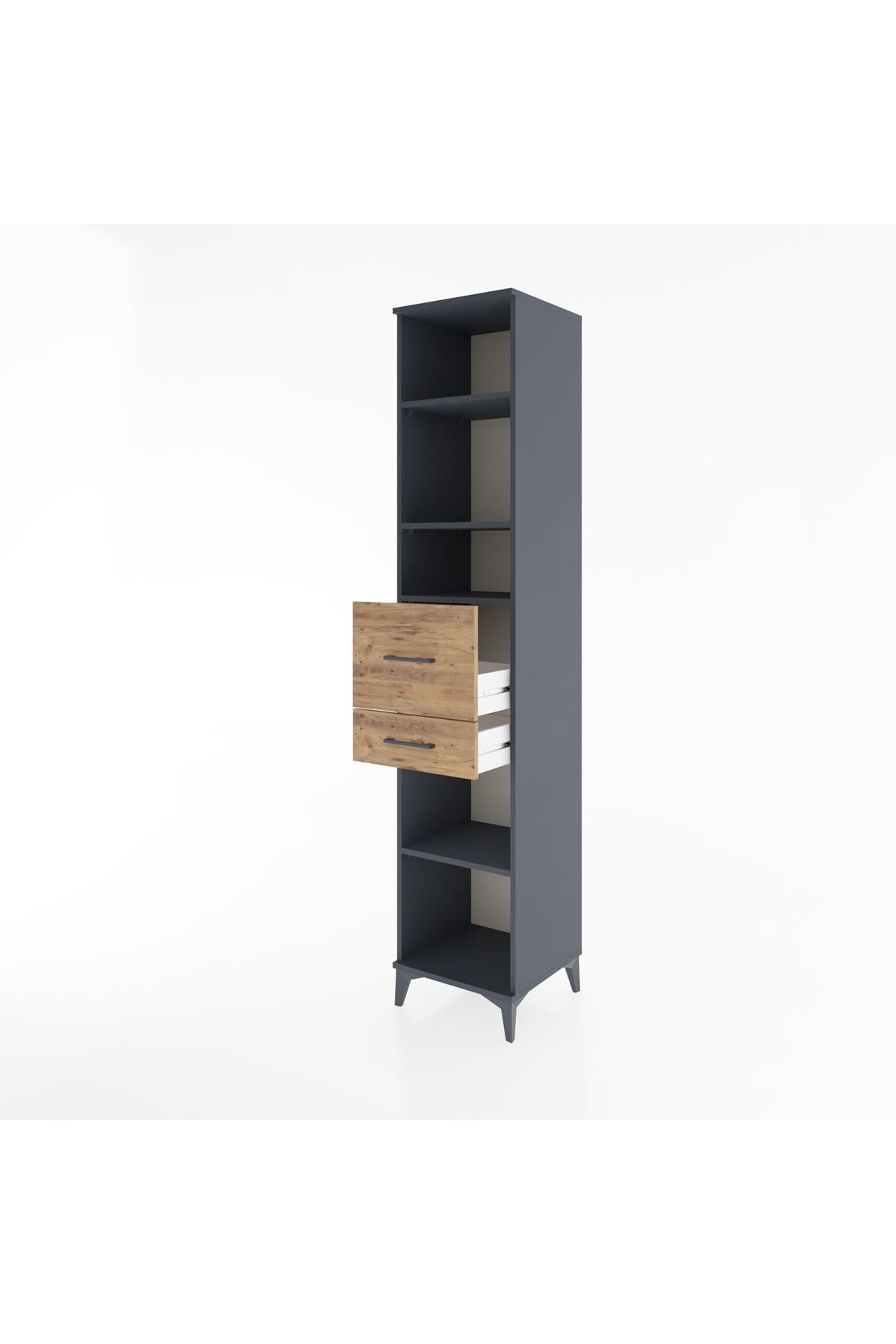 Hyperion Dolap 4 Raflı 2 Çekmeceli 44x44x221 - S61M243V6B