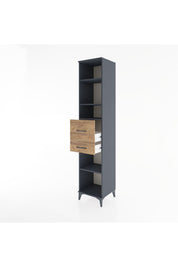 Hyperion Dolap 4 Raflı 2 Çekmeceli 44x44x221 - S61M243V6B