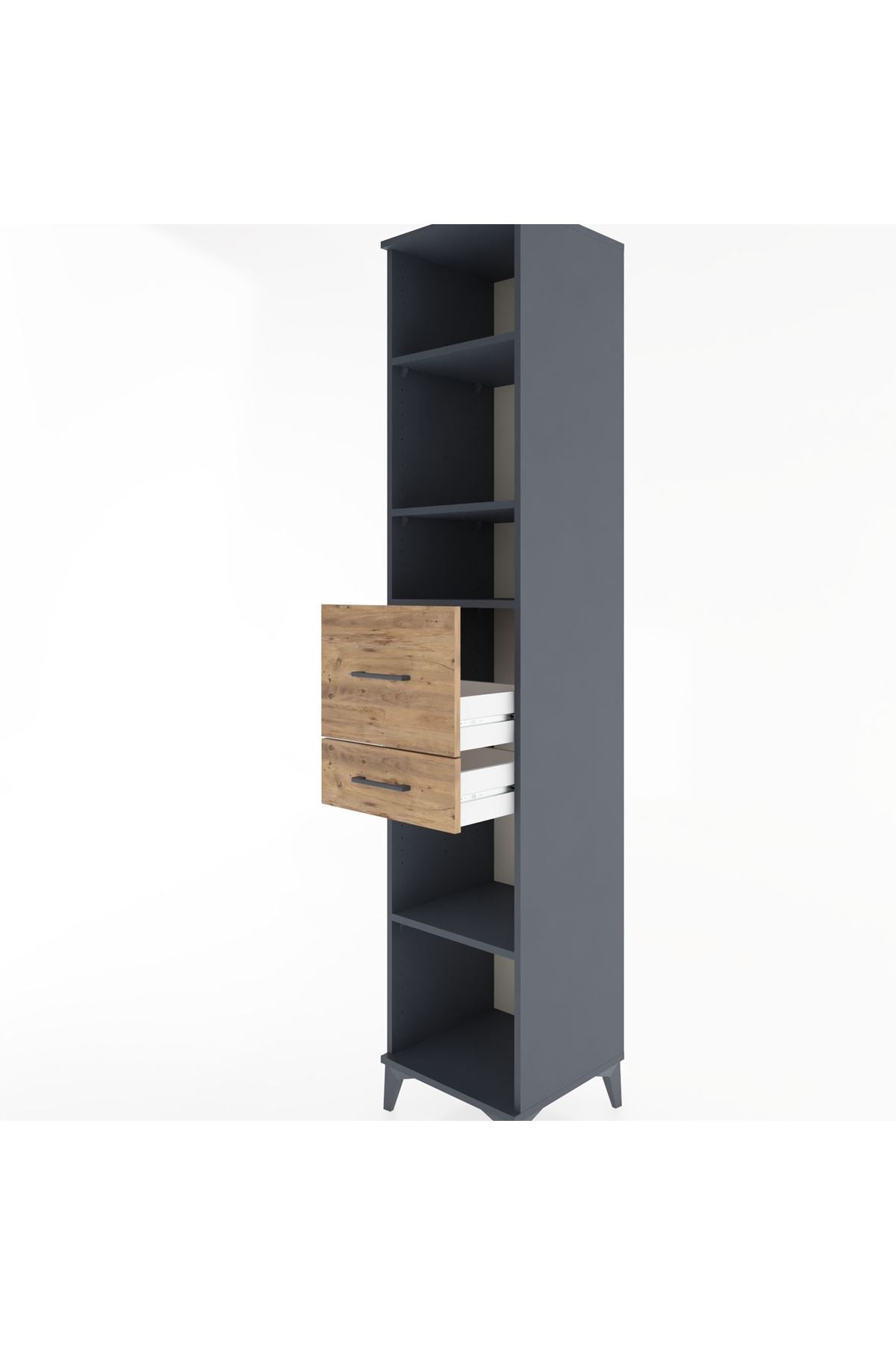 Hyperion Dolap 4 Raflı 2 Çekmeceli 44x44x221 - S61M243V6B