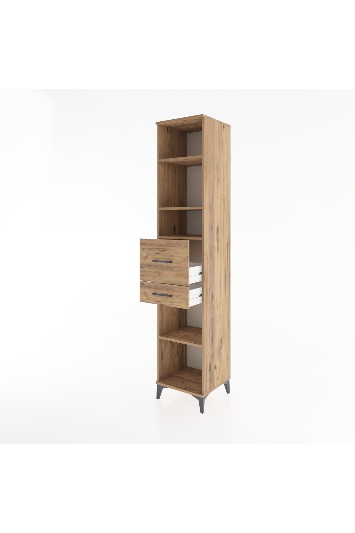Hyperion Dolap 4 Raflı 2 Çekmeceli 44x44x221 - S61M243V9B