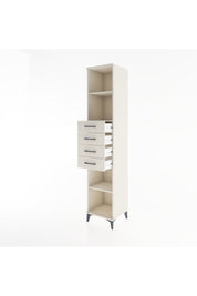 Hyperion Dolap 3 Raflı 4 Çekmeceli 44x44x221 - S61M244V1B