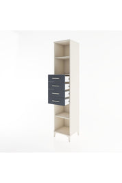 Hyperion Dolap 3 Raflı 4 Çekmeceli 44x44x221 - S61M244V2B