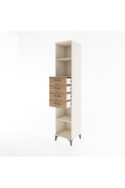Hyperion Dolap 3 Raflı 4 Çekmeceli 44x44x221 - S61M244V3B