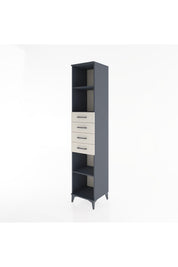 Hyperion Dolap 3 Raflı 4 Çekmeceli 44x44x221 - S61M244V4B