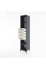 Hyperion Dolap 3 Raflı 4 Çekmeceli 44x44x221 - S61M244V4B