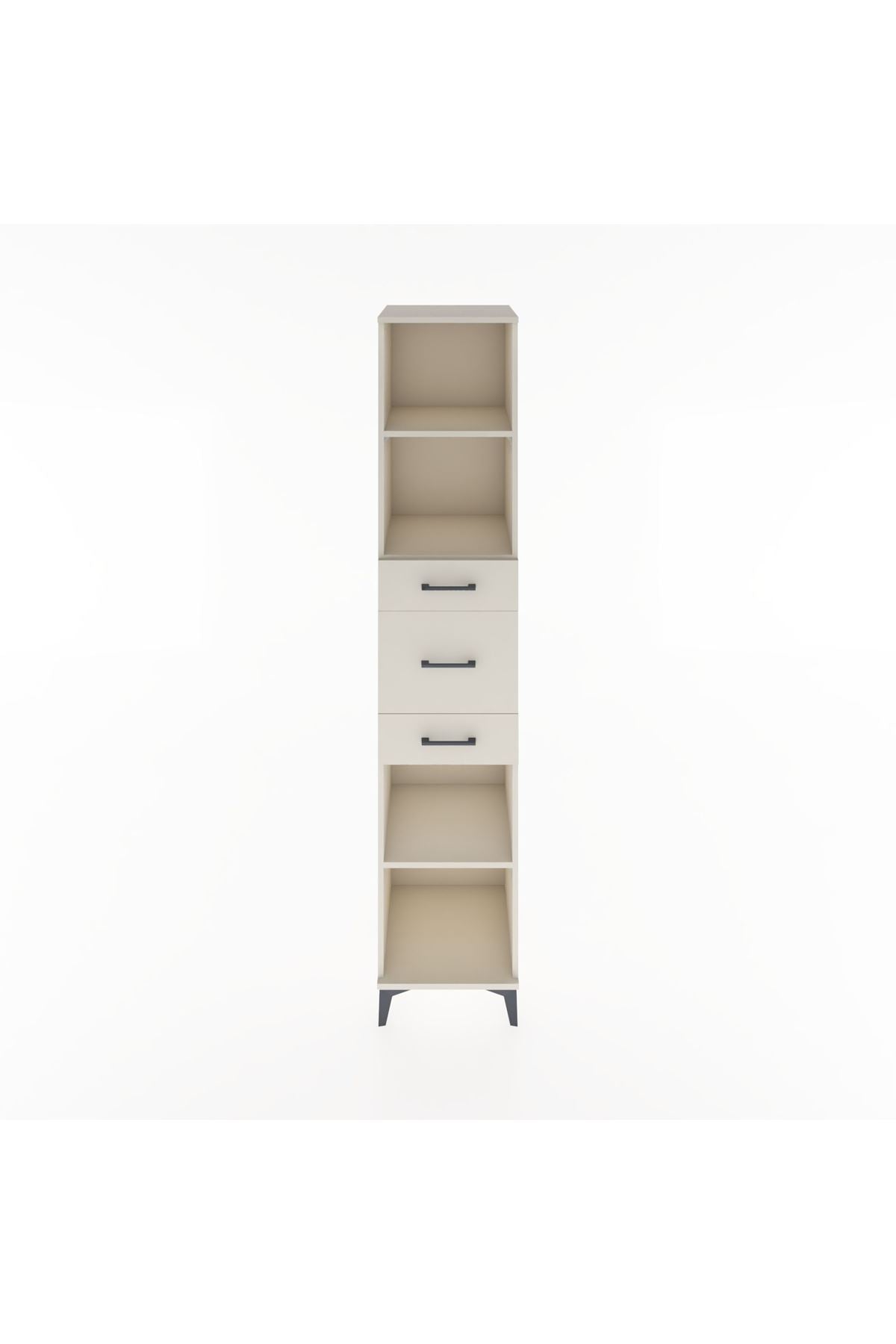 Hyperion Dolap 3 Raflı 3 Çekmeceli 44x44x221 - S61M245V1B