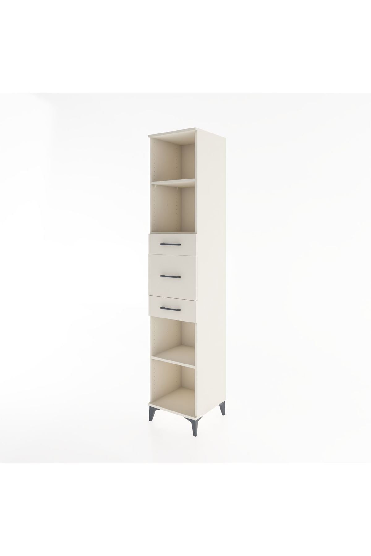 Hyperion Dolap 3 Raflı 3 Çekmeceli 44x44x221 - S61M245V1B