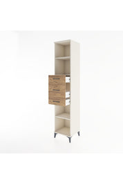 Hyperion Dolap 3 Raflı 3 Çekmeceli 44x44x221 - S61M245V3B