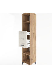 Hyperion Dolap 3 Raflı 3 Çekmeceli 44x44x221 - S61M245V7B