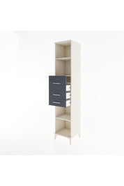 Hyperion Dolap 4 Raflı 3 Çekmeceli 44x44x221 - S61M246V2B