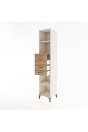 Hyperion Dolap 4 Raflı 3 Çekmeceli 44x44x221 - S61M246V3B