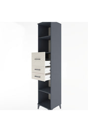 Hyperion Dolap 4 Raflı 3 Çekmeceli 44x44x221 - S61M246V4B