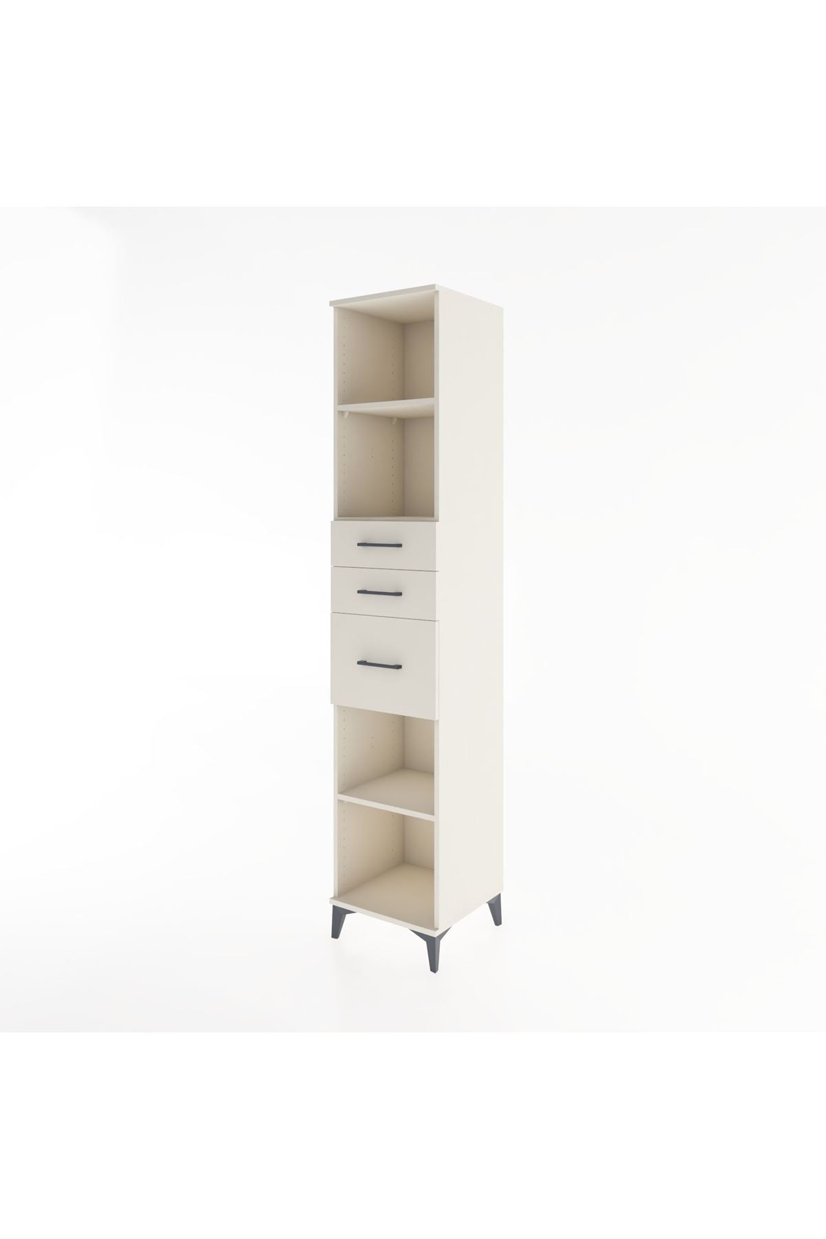 Hyperion Dolap 3 Raflı 3 Çekmeceli 44x44x221 - S61M247V1B