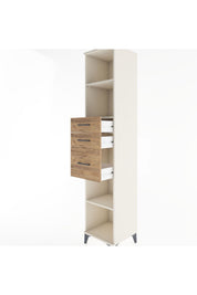 Hyperion Dolap 3 Raflı 3 Çekmeceli 44x44x221 - S61M247V3B