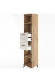 Hyperion Dolap 3 Raflı 3 Çekmeceli 44x44x221 - S61M247V7B