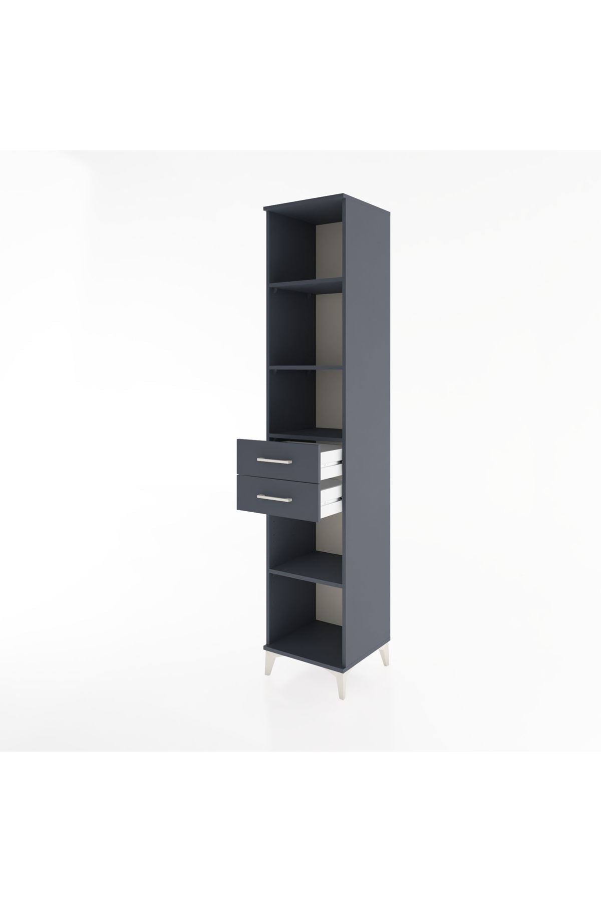 Hyperion Dolap 4 Raflı 2 Çekmeceli 44x44x221 - S61M248V5B
