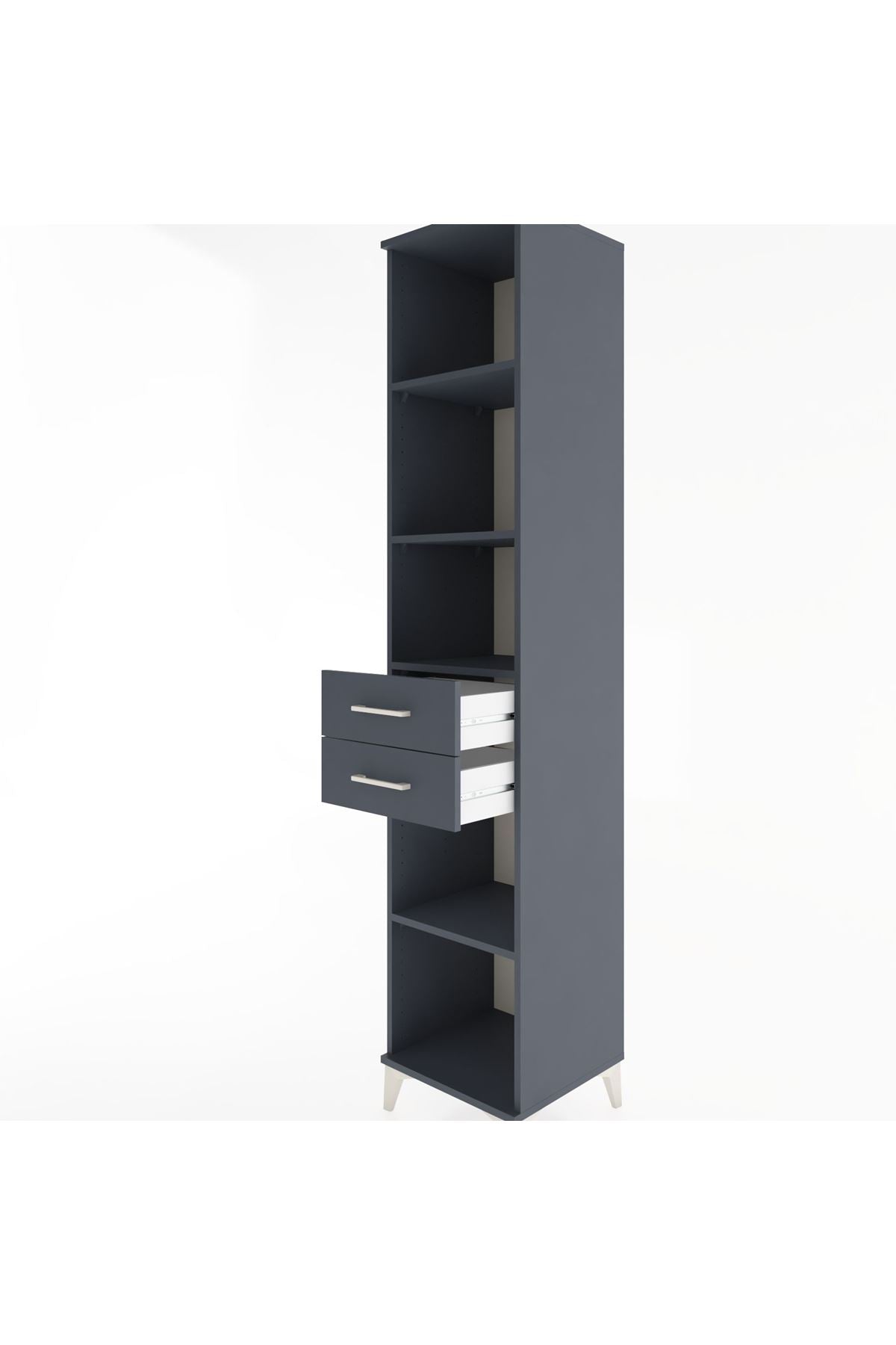 Hyperion Dolap 4 Raflı 2 Çekmeceli 44x44x221 - S61M248V5B