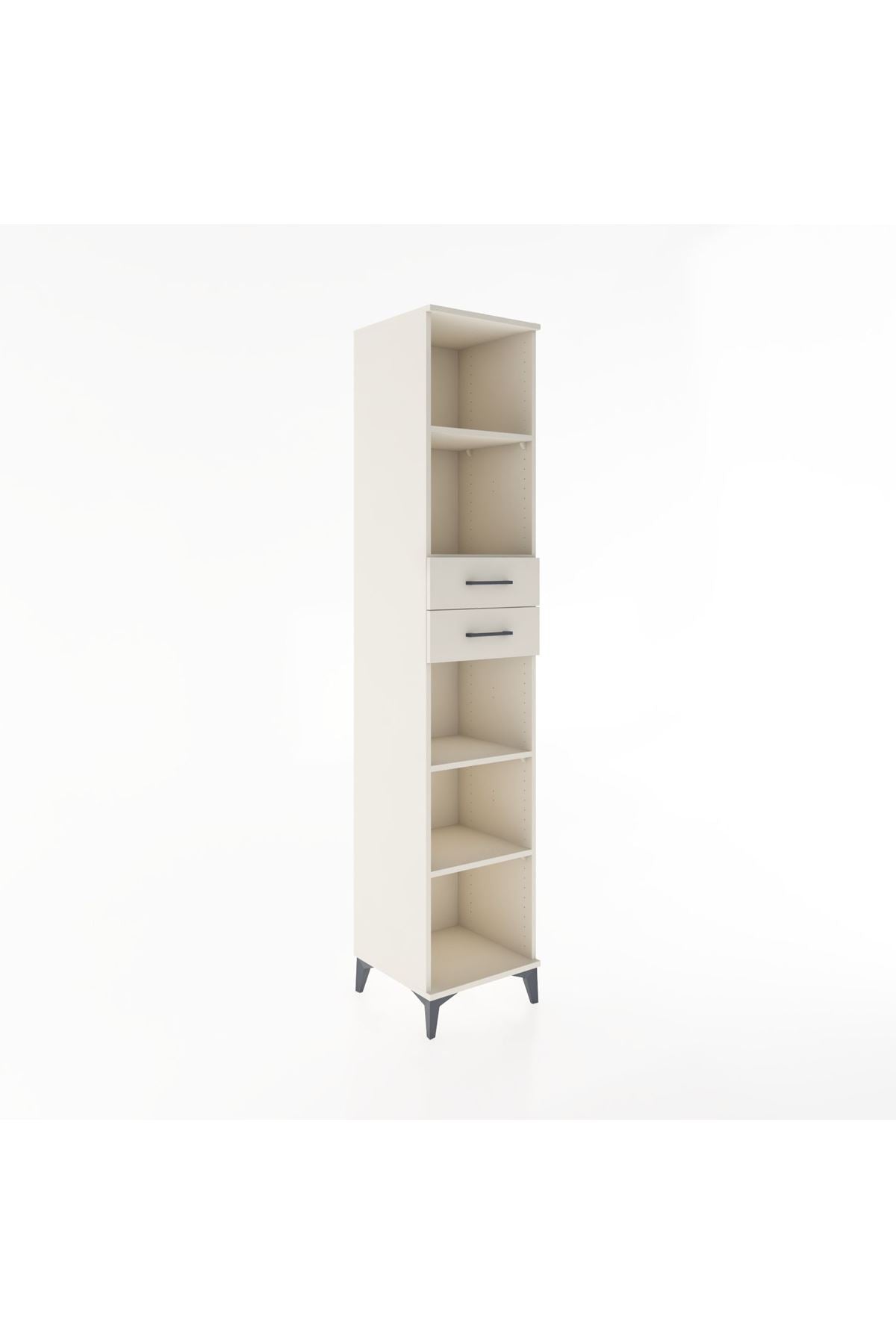 Hyperion Dolap 4 Raflı 2 Çekmeceli 44x44x221 - S61M249V1B