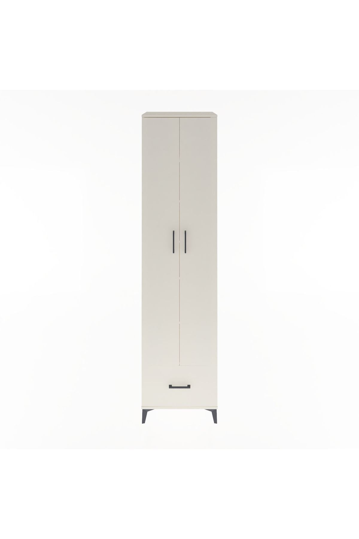 Hyperion Dolap 6 Raflı Tek Çekmeceli 2 Kapaklı 60x44x243 - S65M002V1B