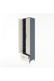 Hyperion Dolap 6 Raflı Tek Çekmeceli 2 Kapaklı 60x44x243 - S65M002V4B