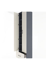 Hyperion Dolap 6 Raflı Tek Çekmeceli 2 Kapaklı 60x44x243 - S65M002V4B