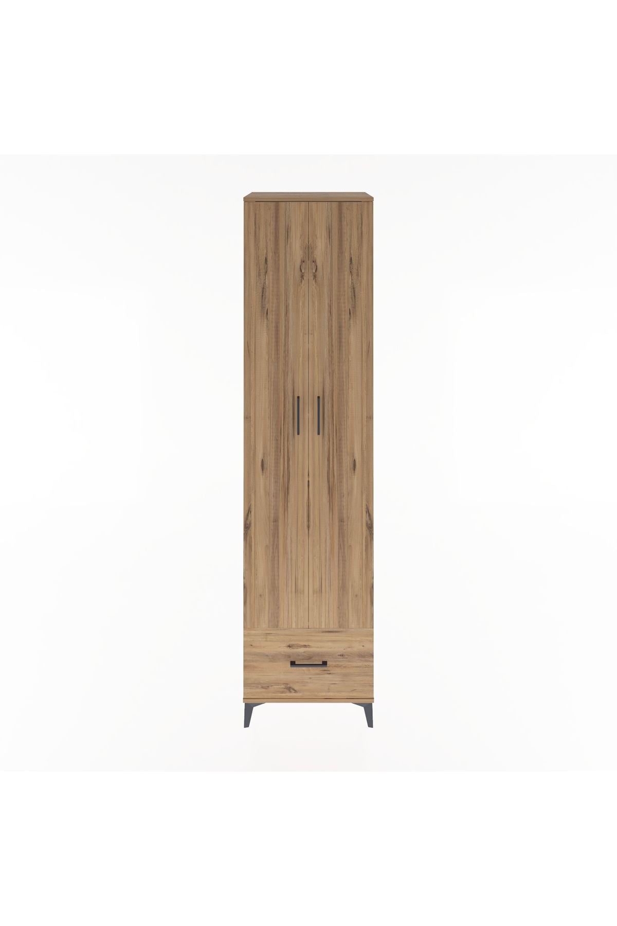 Hyperion Dolap 6 Raflı Tek Çekmeceli 2 Kapaklı 60x44x243 - S65M002V9B