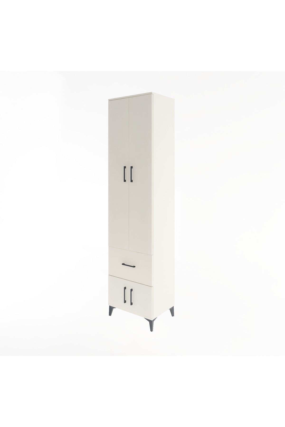 Hyperion Dolap 5 Raflı Tek Çekmeceli 4 Kapaklı 60x44x243 - S65M003V1B