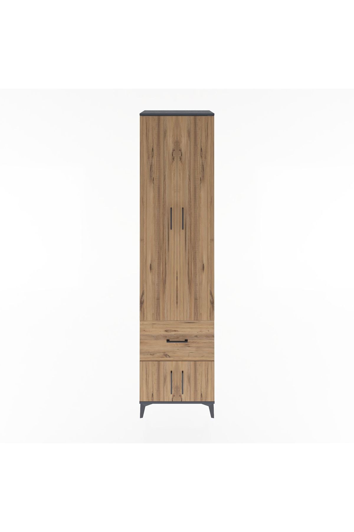 Hyperion Dolap 5 Raflı Tek Çekmeceli 4 Kapaklı 60x44x243 - S65M003V6B