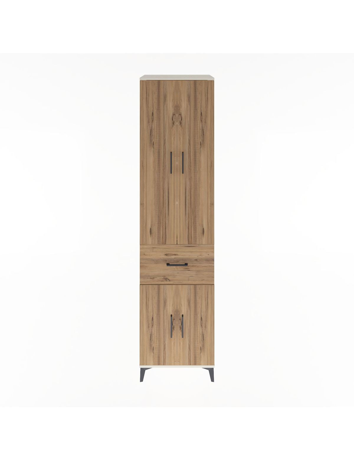Hyperion Dolap 5 Raflı Tek Çekmeceli 4 Kapaklı 60x44x243 - S65M004V3B