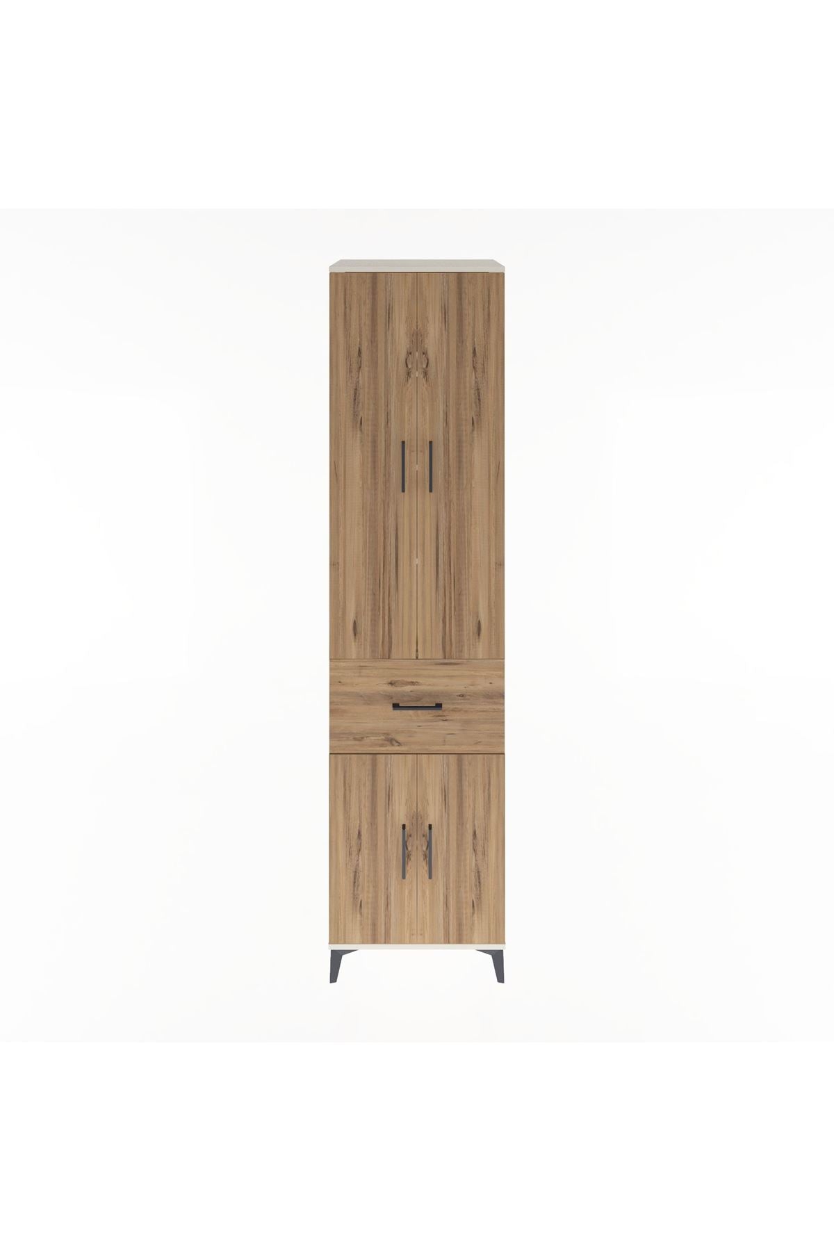 Hyperion Dolap 5 Raflı Tek Çekmeceli 4 Kapaklı 60x44x243 - S65M004V3B