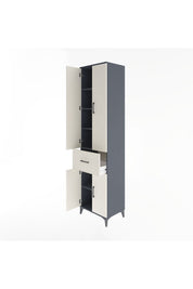 Hyperion Dolap 5 Raflı Tek Çekmeceli 4 Kapaklı 60x44x243 - S65M004V4B