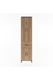 Hyperion Dolap 5 Raflı Tek Çekmeceli 4 Kapaklı 60x44x243 - S65M004V6B