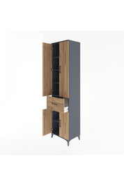 Hyperion Dolap 5 Raflı Tek Çekmeceli 4 Kapaklı 60x44x243 - S65M004V6B