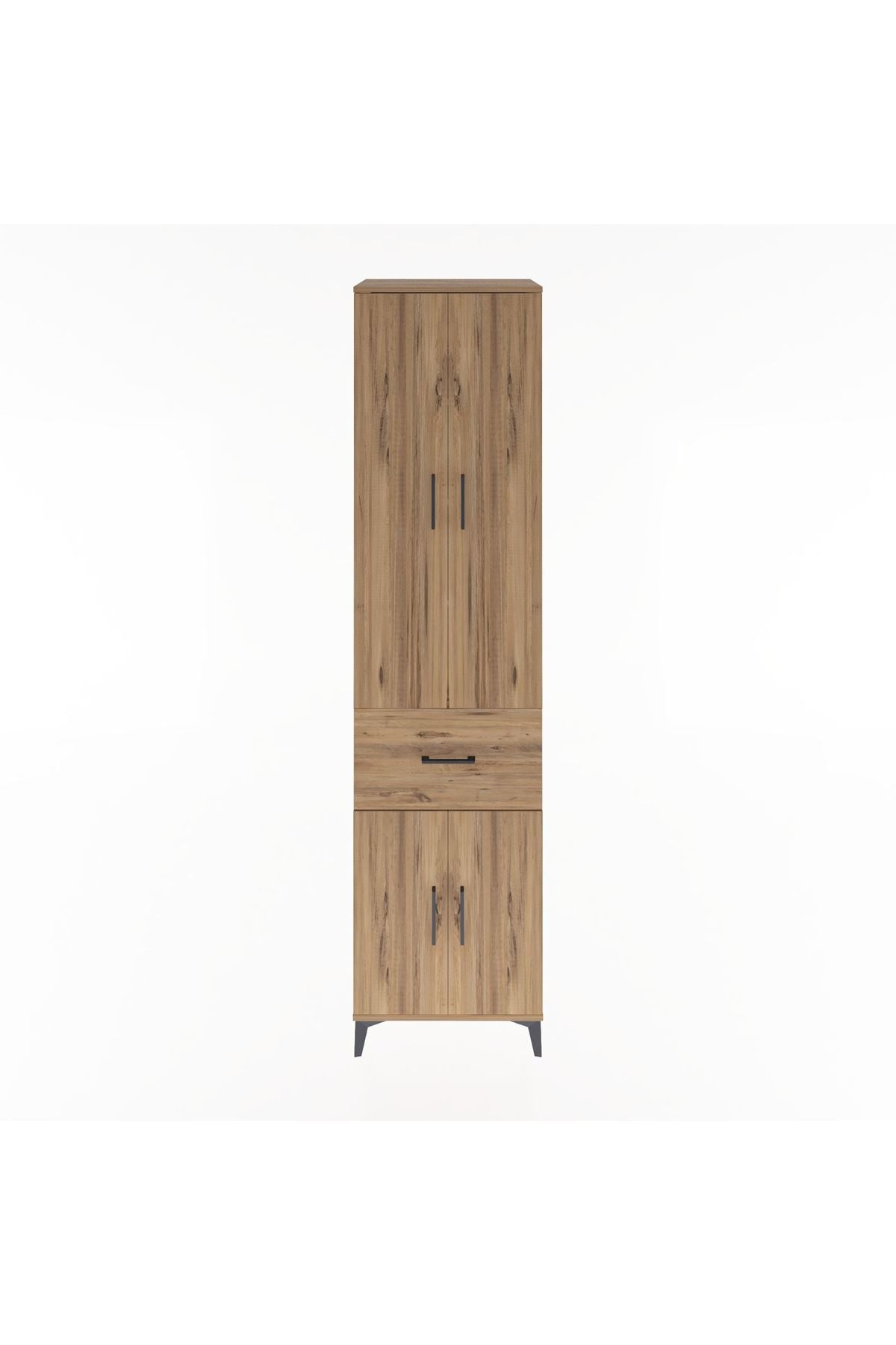 Hyperion Dolap 5 Raflı Tek Çekmeceli 4 Kapaklı 60x44x243 - S65M004V9B