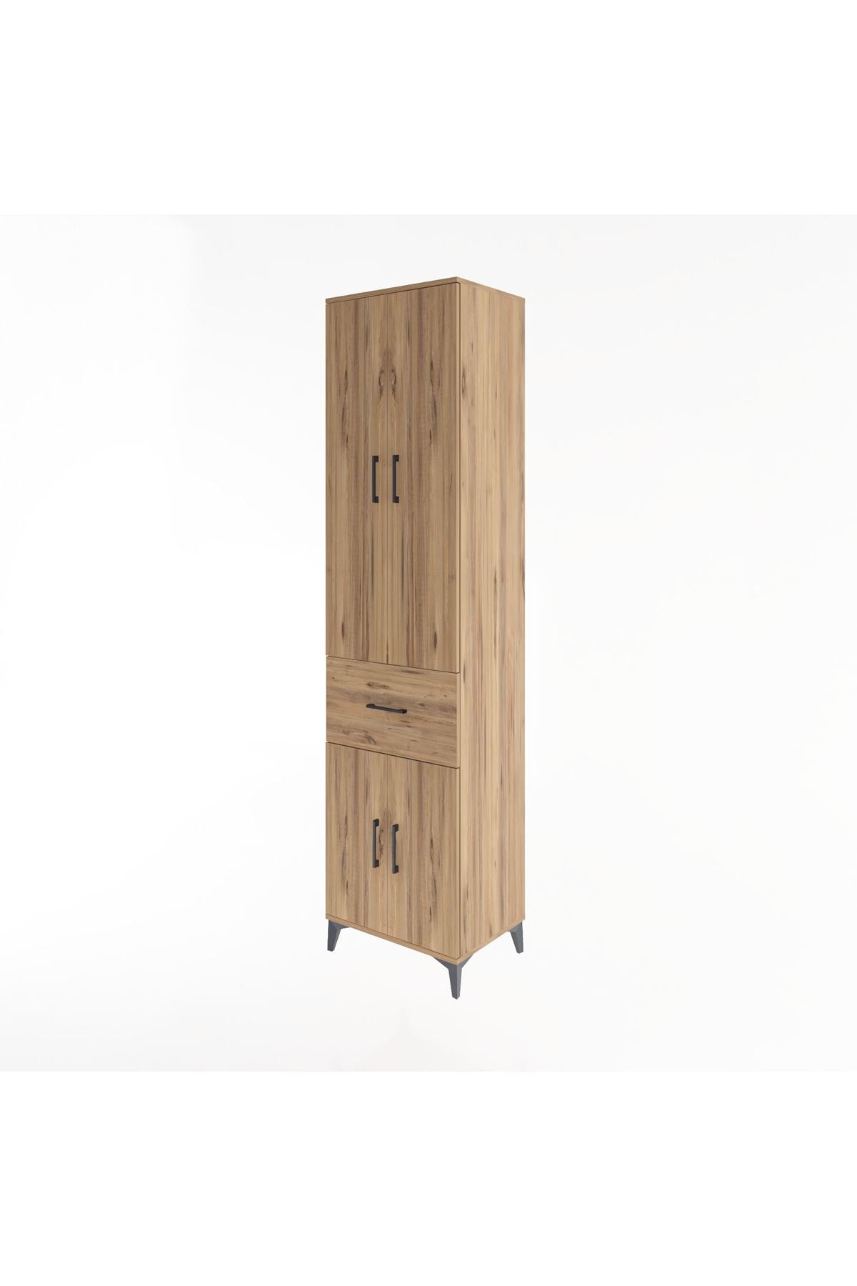 Hyperion Dolap 5 Raflı Tek Çekmeceli 4 Kapaklı 60x44x243 - S65M004V9B