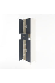 Hyperion Dolap 5 Raflı Tek Çekmeceli 4 Kapaklı 60x44x243 - S65M005V2B